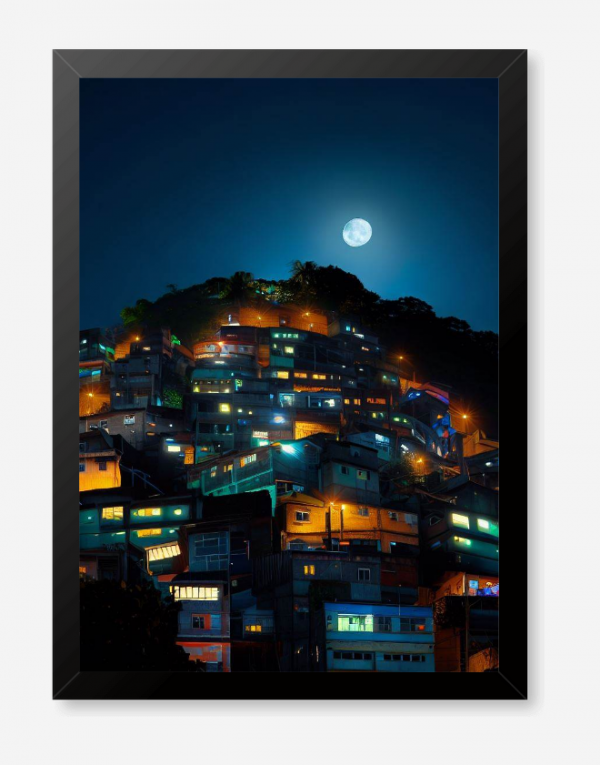 quadro-quebrada-moldura-preta