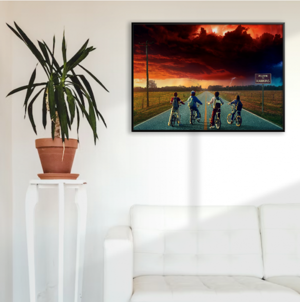 Quadro Mistérios nos Anos 80 – Com Moldura 30×40 A3 - Image 2